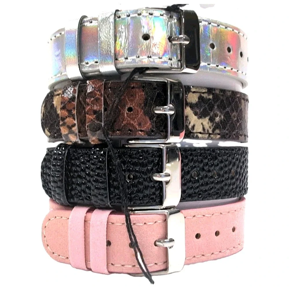 Sanrio Hello Kitty Watch HKAQ5113 Face Shape Pink Bow Interchangeable Bands Box